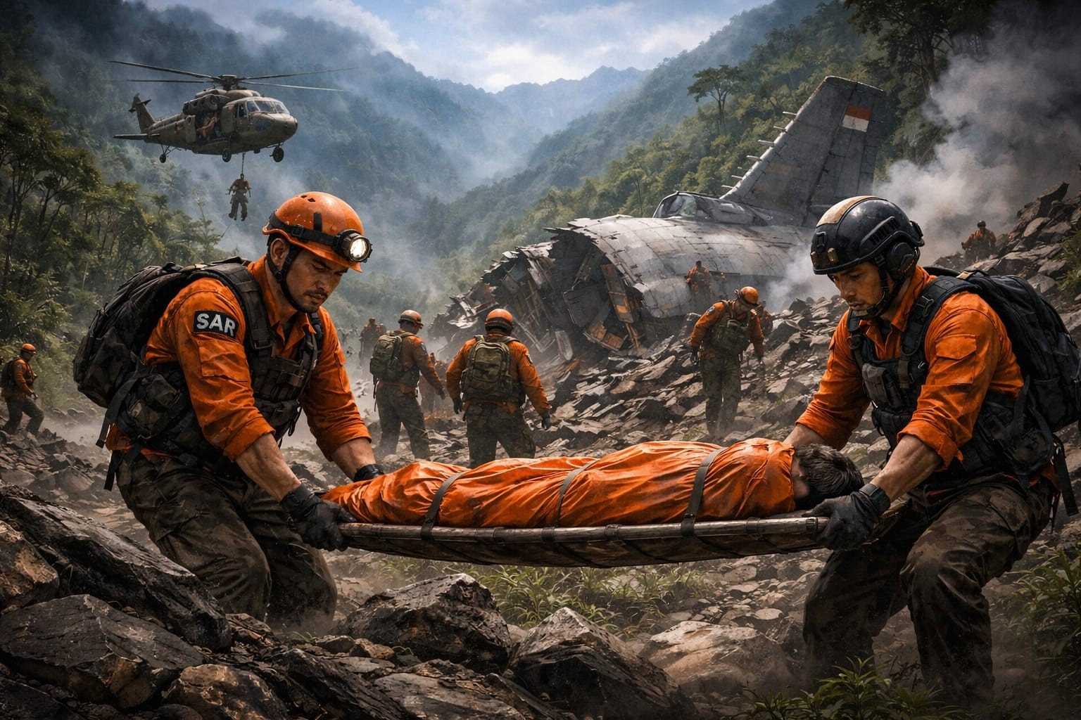 Korban Pesawat ATR 42-500 Bertambah, Tim SAR Temukan Bagian Tubuh di Gunung Bulusaraung