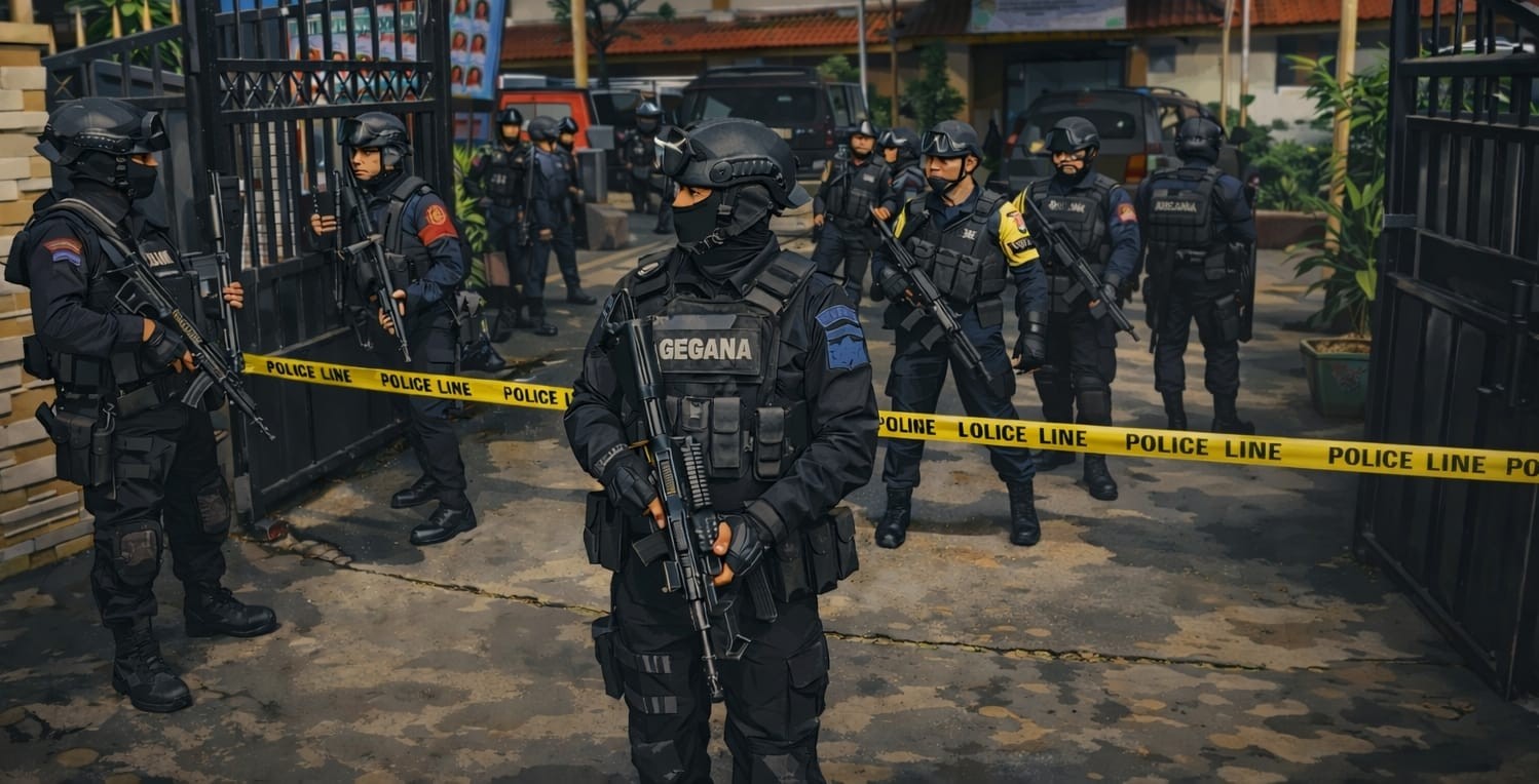 Ledakan Guncang SMPN 3 Sungai Raya Kubu Raya, Polisi Amankan Terduga Pelaku