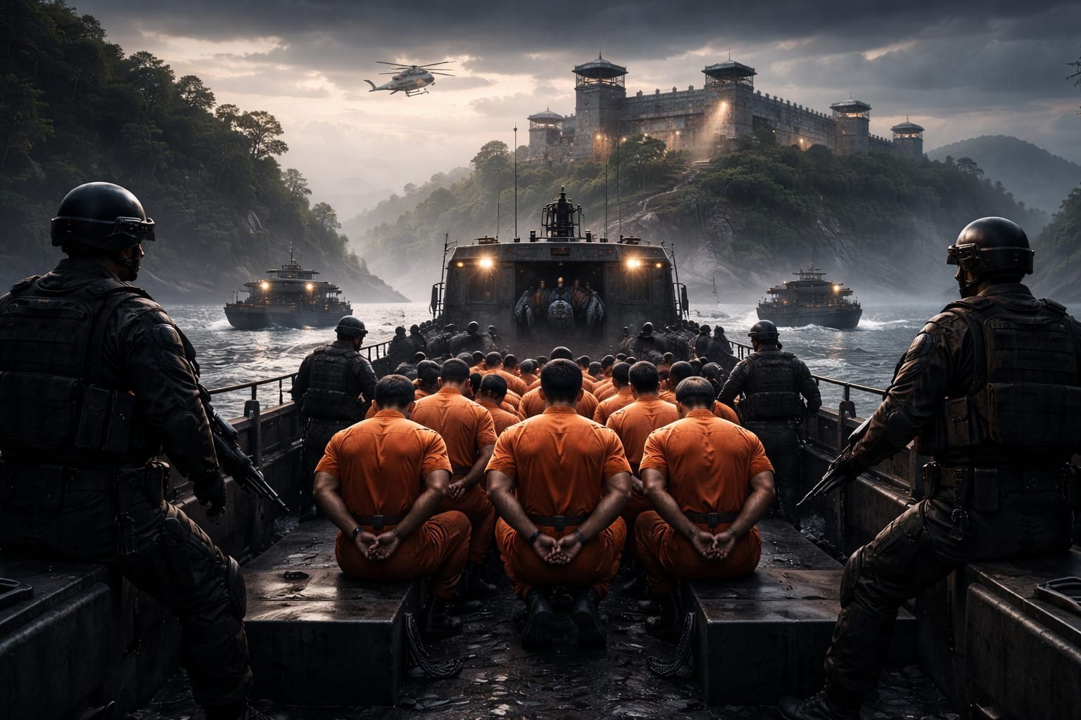 241 Narapidana Risiko Tinggi Dipindahkan ke Nusakambangan untuk Tekan Narkoba di Lapas