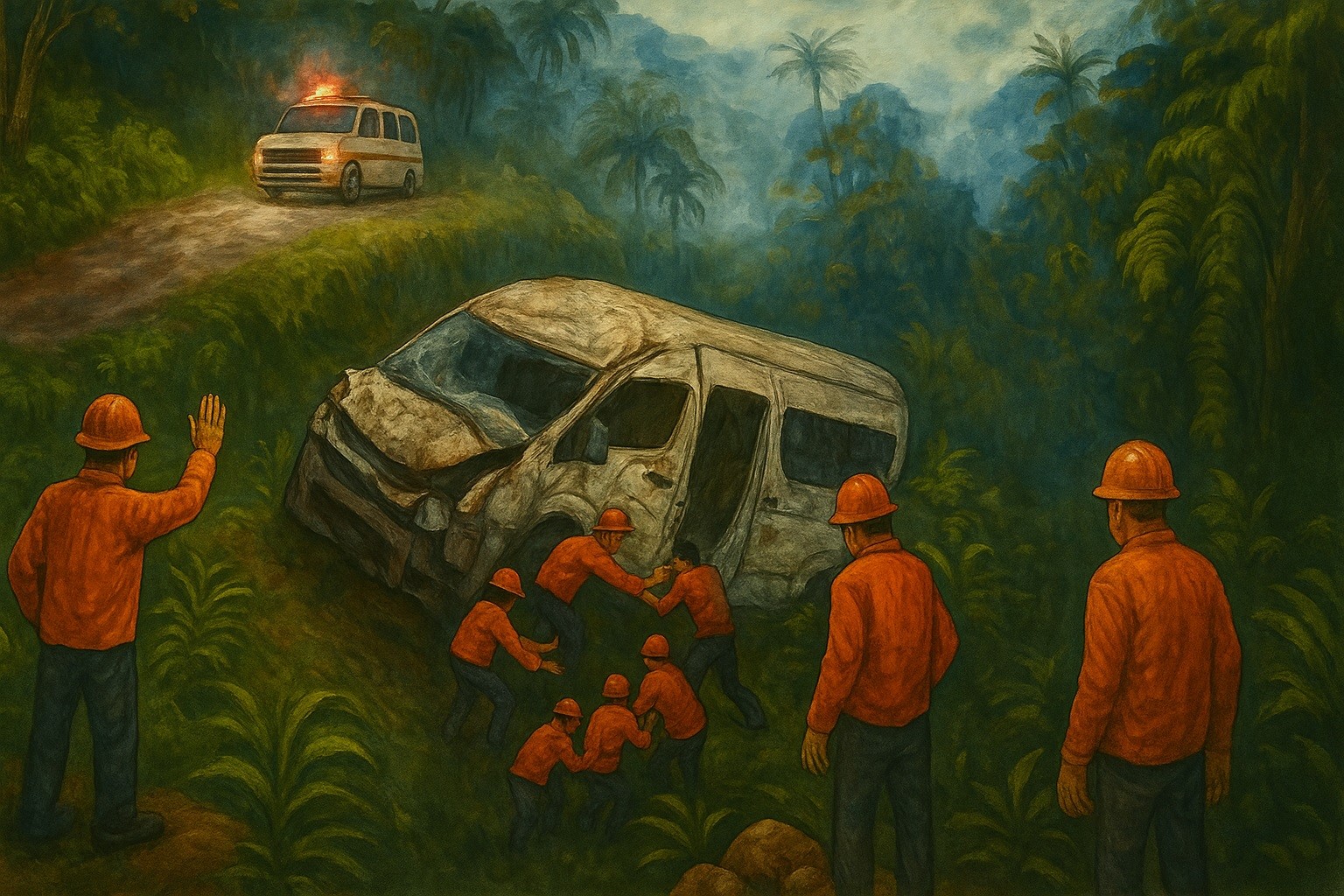 Minibus Masuk Jurang di Buleleng, 11 Wisatawan Asal China Jadi Korban