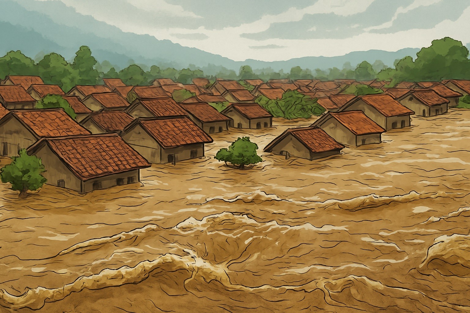 3 Orang Tewas Terseret Banjir Bandang di Brebes, Ratusan Rumah Terendam