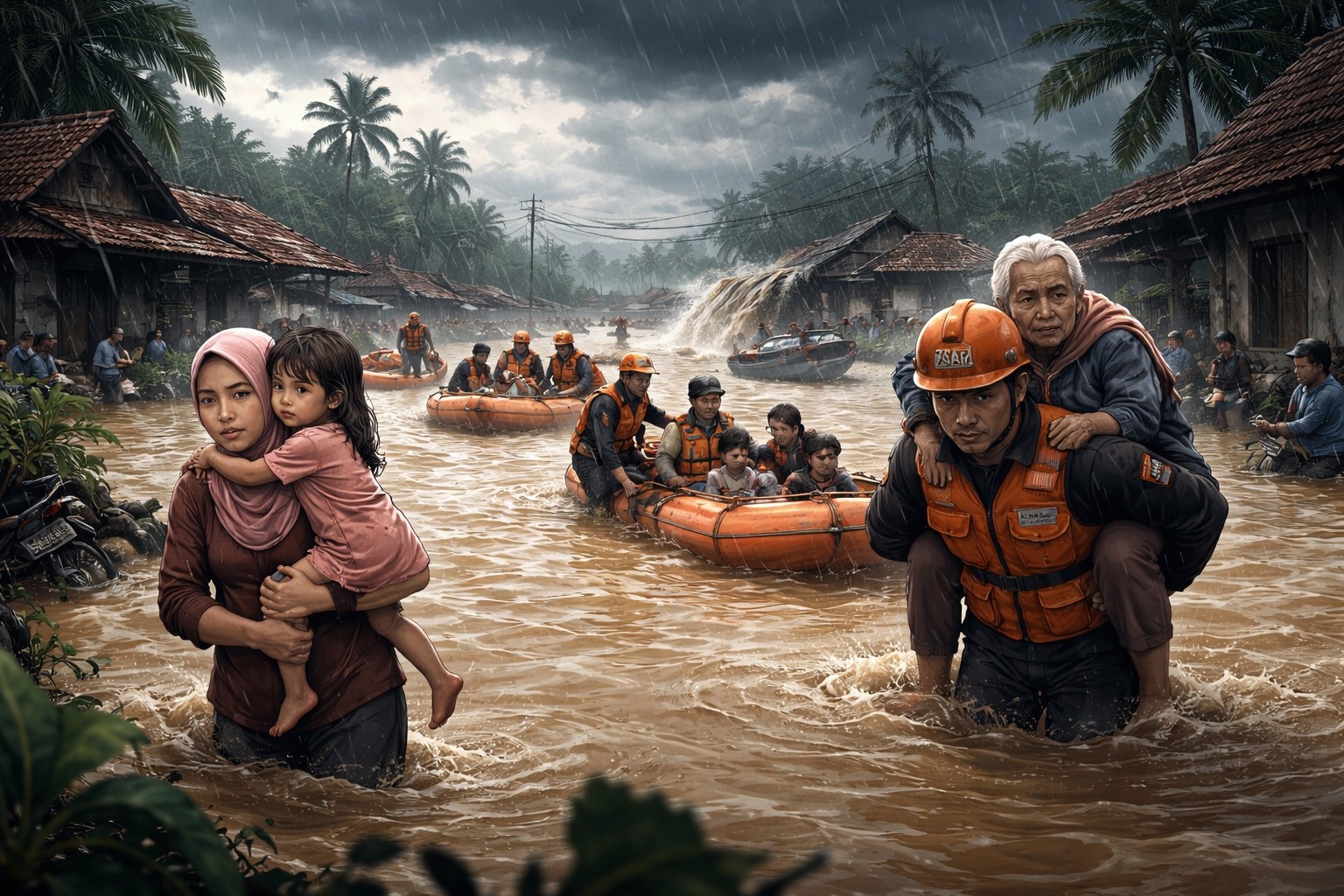 Banjir Kendal Rendam 23 Desa, Hampir 10 Ribu Warga Terdampak