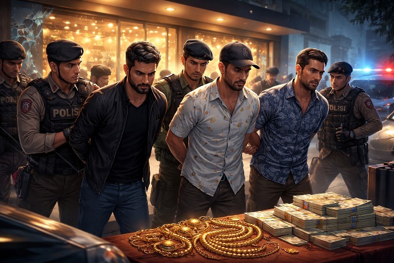 Berkas Kasus Pencurian Emas 4 WNA di Surabaya Lengkap, Segera Masuk Tahap Penuntutan