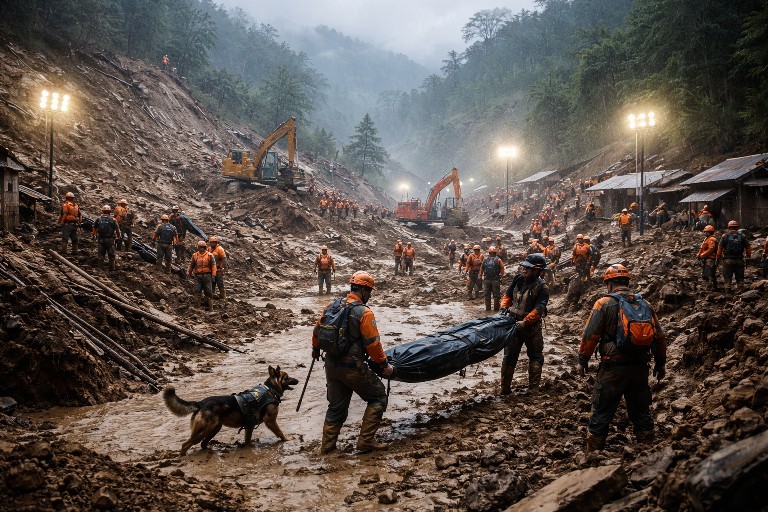 Longsor Cisarua Tim SAR Temukan 4 Jenazah Baru, 16 Korban Masih Dicari