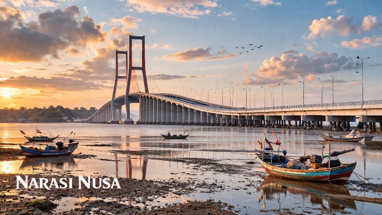 Arus Mudik Suramadu Mulai Landai, Hanya 2.000 Kendaraan Melintas dari Surabaya ke Madura