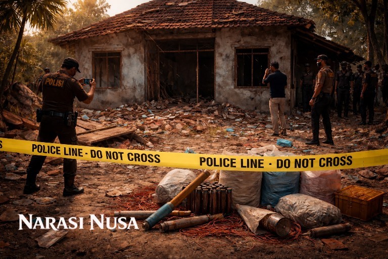 Rumah Meledak Saat Rakit Mercon di Purworejo, Polisi Telusuri Sumber Bahan Peledak