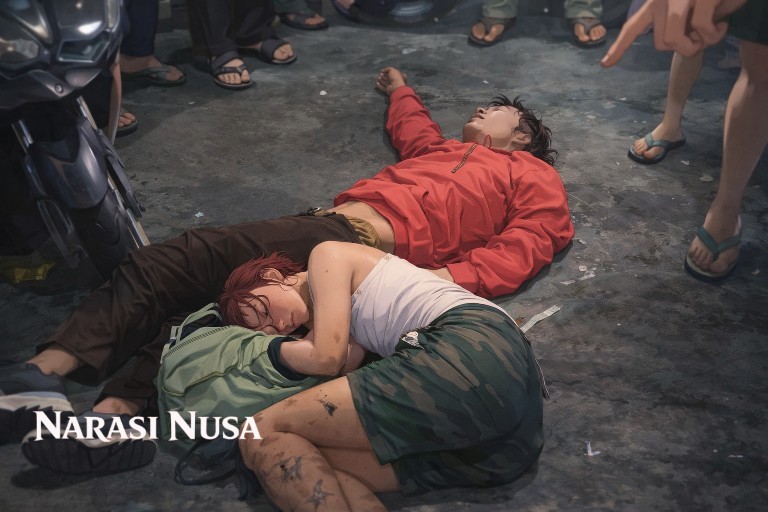 Dua Pencuri Motor Dihajar Massa di Ngagel Rejo Surabaya, Sempat Kabur Dikejar Warga