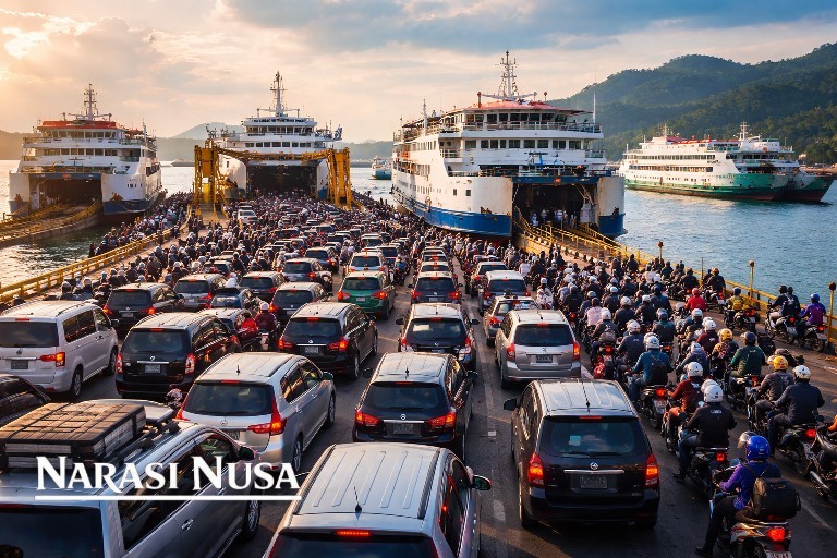 Puncak Arus Balik Lebaran 2026 Diprediksi 24–25 Maret, ASDP Imbau Hindari Penumpukan