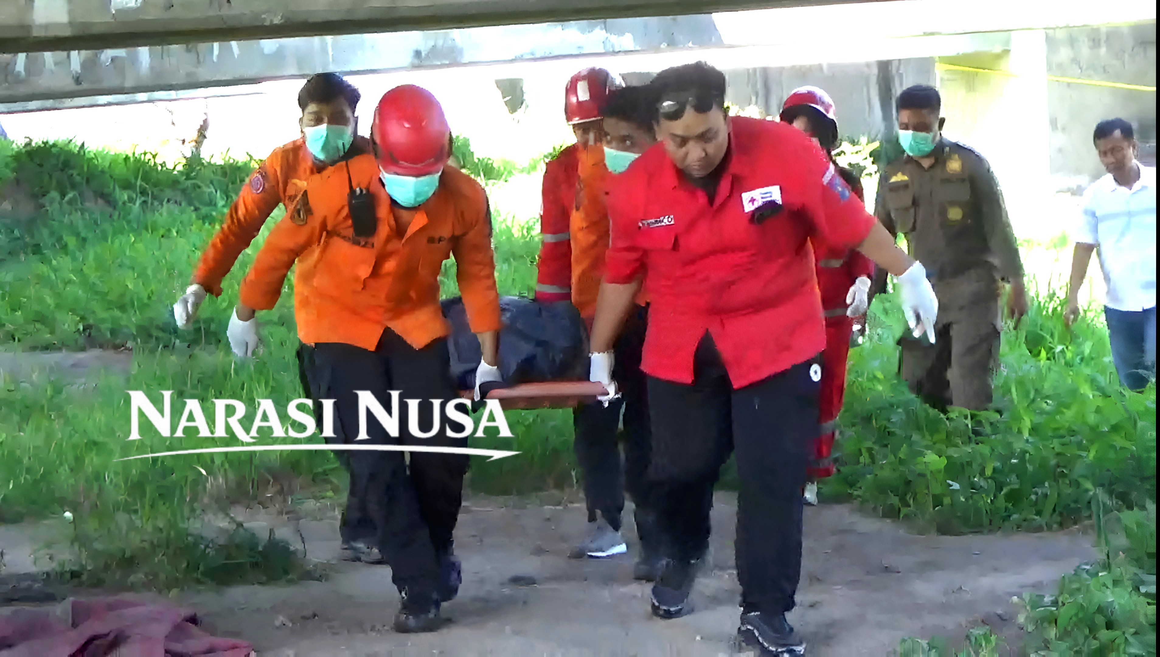 Pria Asal Bratang Surabaya Ditemukan Tewas di Bawah Tol Waru–Juanda Surabaya.