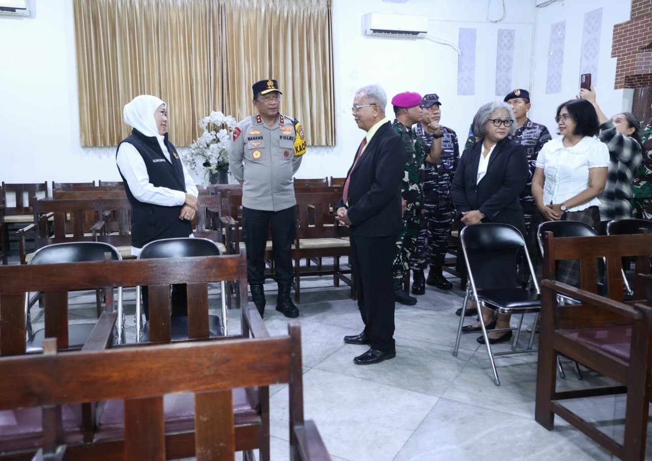 Gubernur Jatim Pastikan Ibadah Natal di Surabaya Berlangsung Aman dan Kondusif