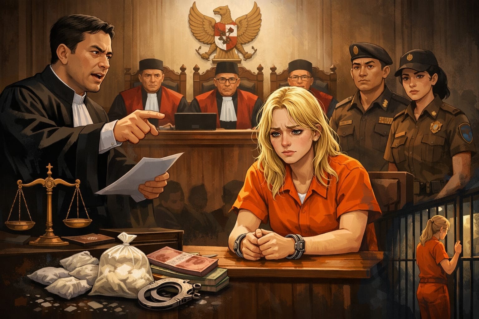 WNA Belanda Dituntut 7 Tahun Penjara di PN Surabaya Terkait Kasus Narkotika