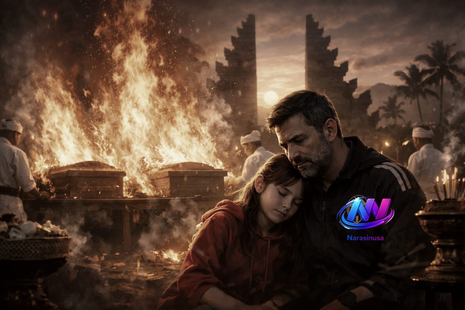 Pelatih Valencia dan Putrinya Dikremasi di Bali