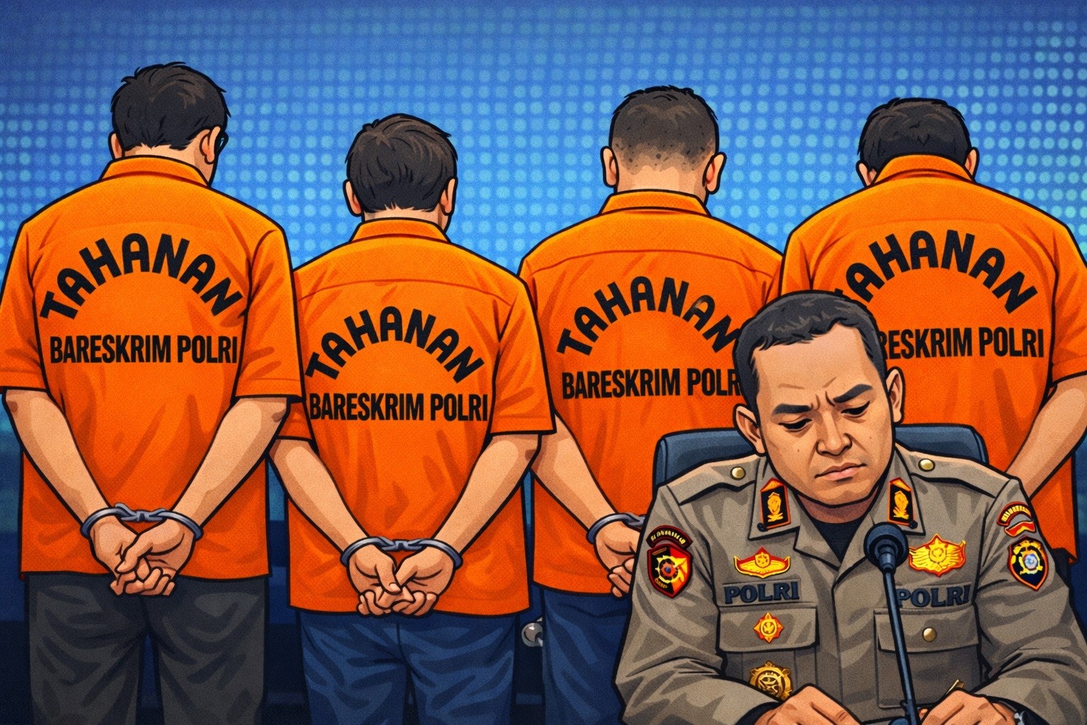 Polri Ungkap Jaringan Judi Online, Rp 96,7 Miliar Uang Haram Dipamerkan ke Publik