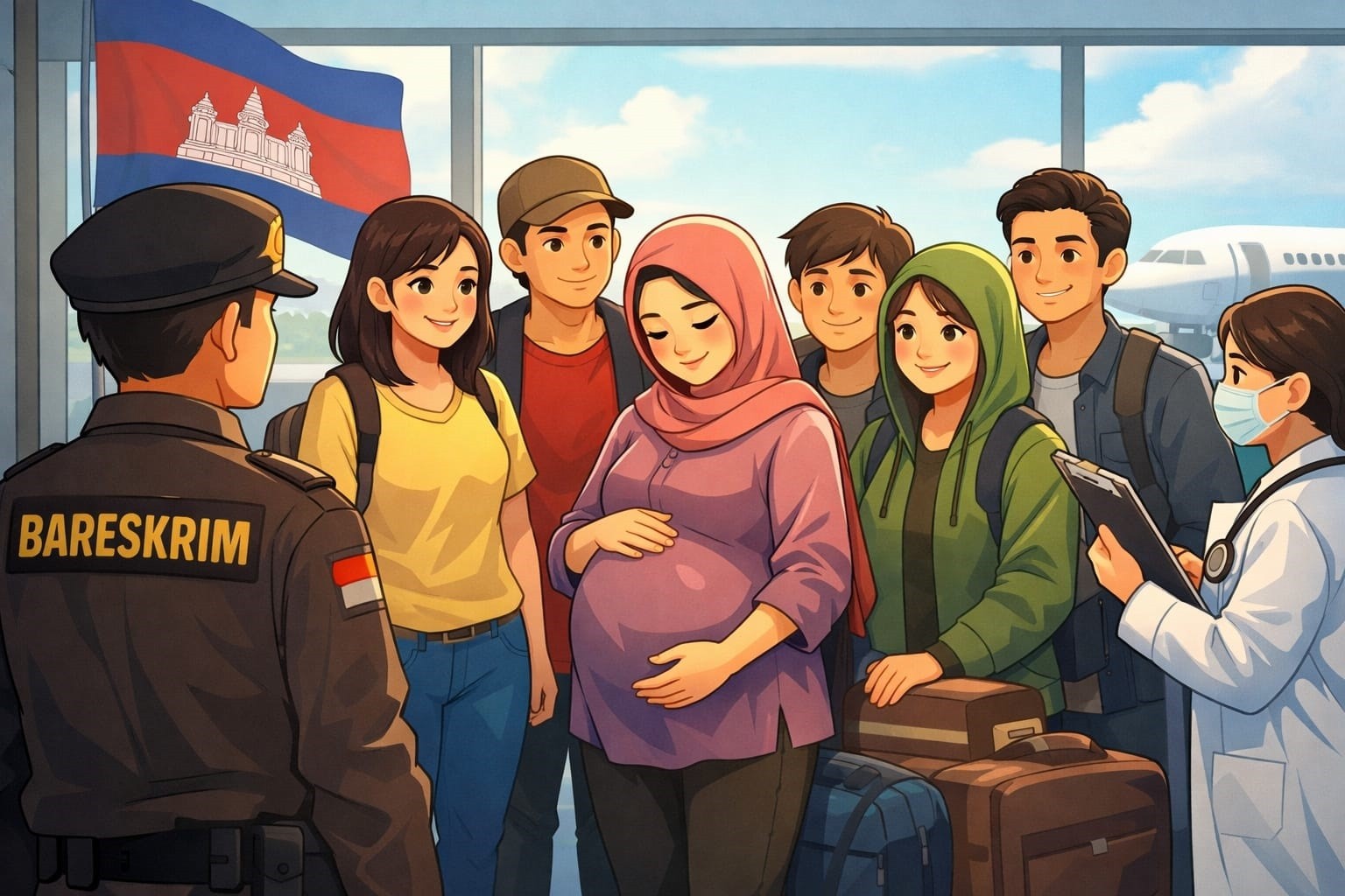 Dipulangkan dari Kamboja, Satu WNI Korban TPPO Tengah Hamil Enam Bulan