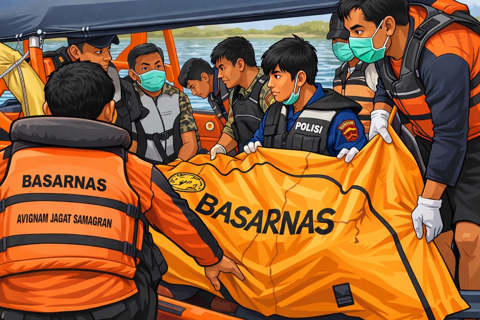 Jenazah Korban KM Putri Sakinah Ditemukan di Perairan Pulau Rinca, Pencarian Memasuki Hari ke-10