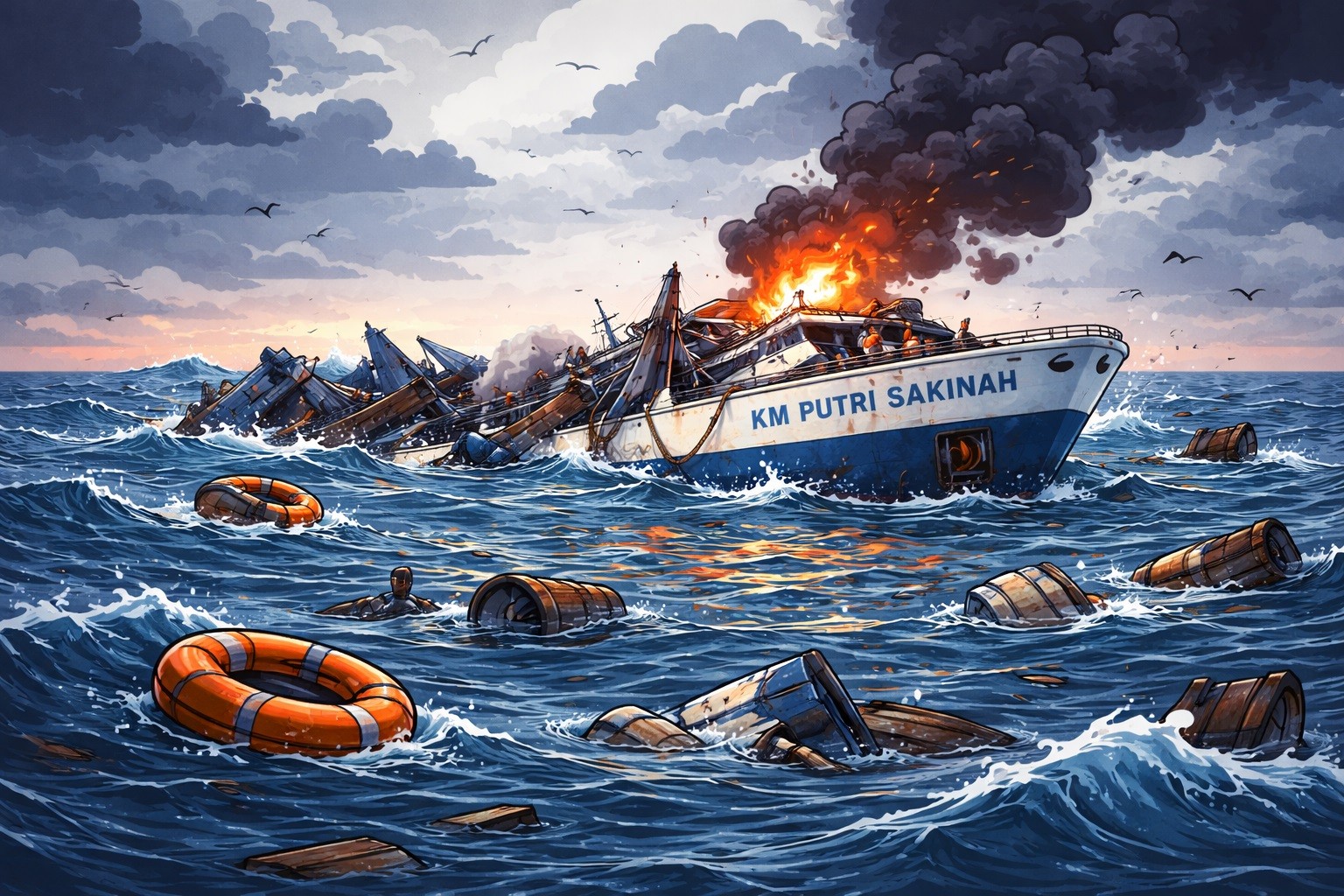 Operasi SAR KM Putri Sakinah Resmi Ditutup, 1 WNA Spanyol Masih Dinyatakan Hilang