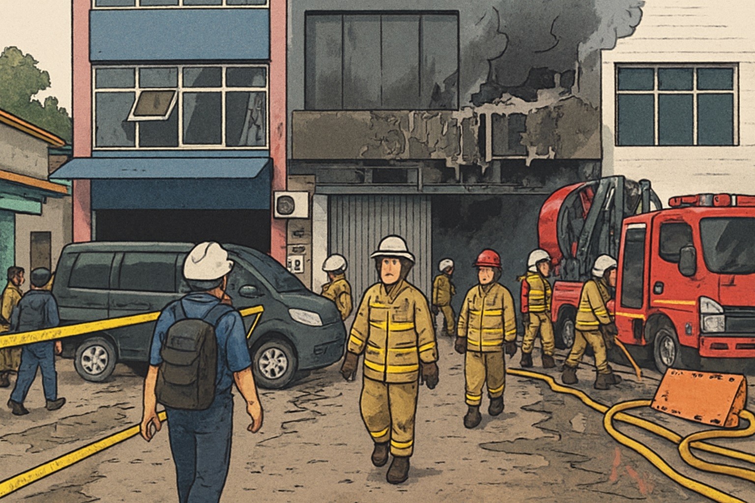 22 Orang Meninggal dalam Kebakaran Gedung Terra Drone Jakarta Pusat