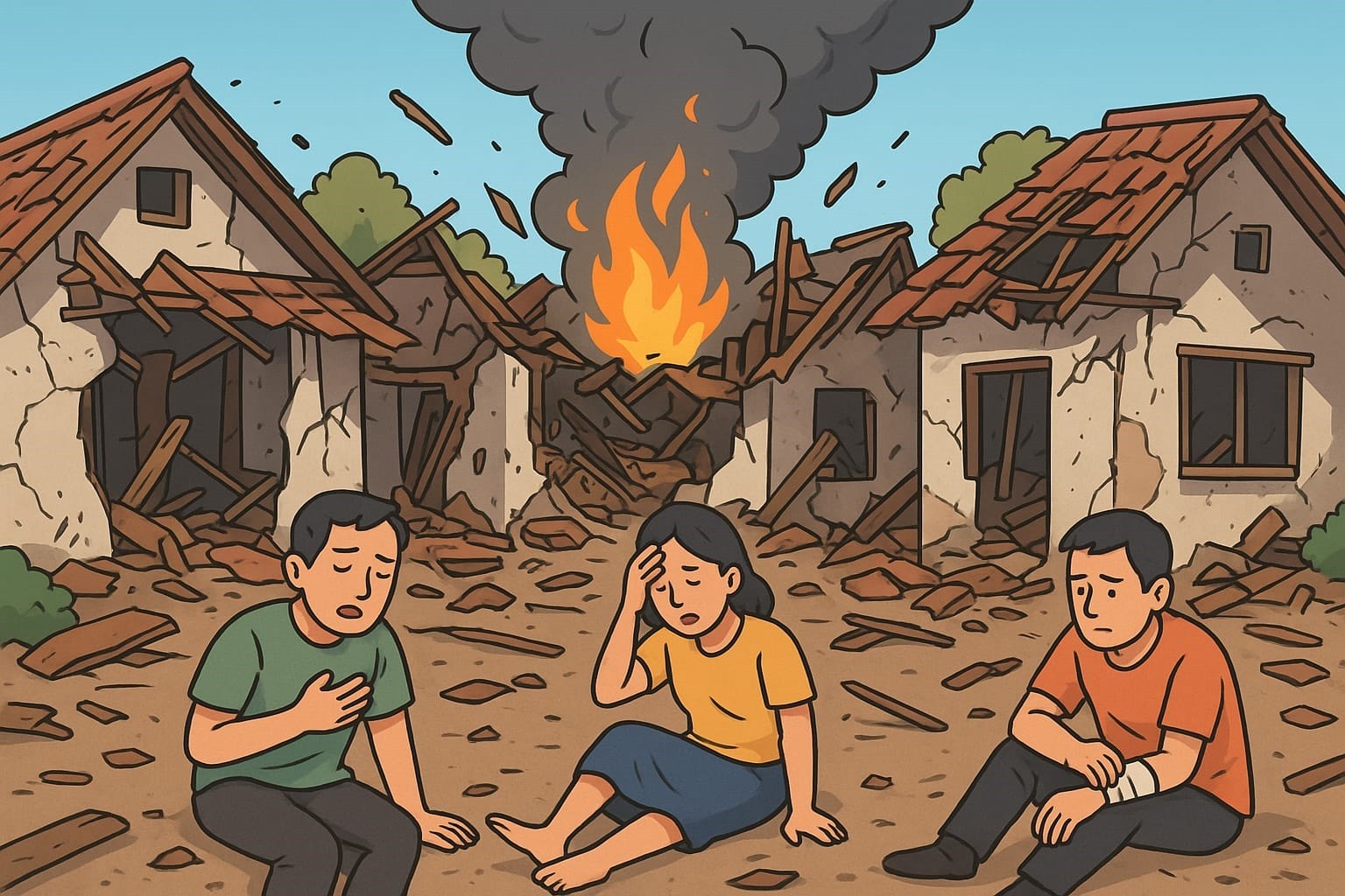 Tiga Rumah Hancur akibat Ledakan Diduga Bahan Petasan di Pacitan, Lima Warga Terluka