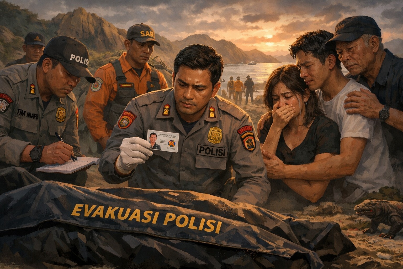 Polisi Pastikan Jenazah di Pulau Rinca adalah Pelatih Valencia, Keluarga Sudah Mengenali